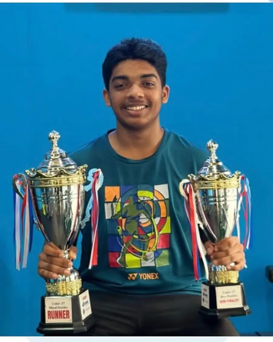 Shahid Ibrahim, badminton athlete at Kinetic Edge